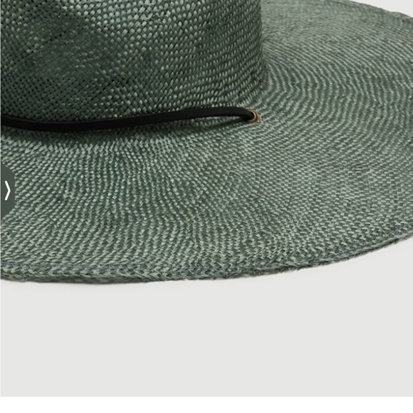 Final🔥🔥SLE Rare Wyeth blue green marine oversized straw hat - Picture 2 of 6